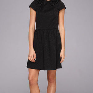 Kensie Black Brocade Cocktail Dress